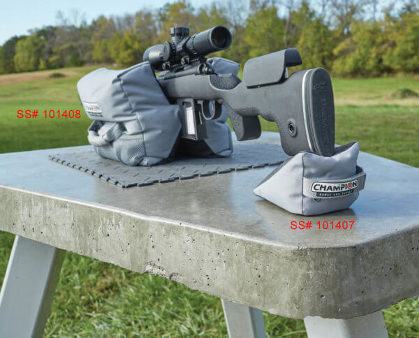 Champion Targets 40890 Shooting Bag Rifle Gray Synthetic