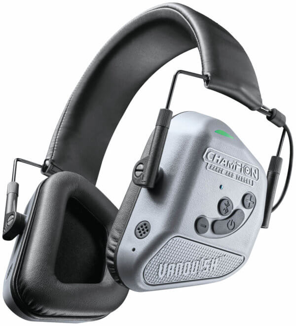 Champion Targets 40980 Vanquish Hearing Protection Electronic Hearing Muff Bluetooth Gray