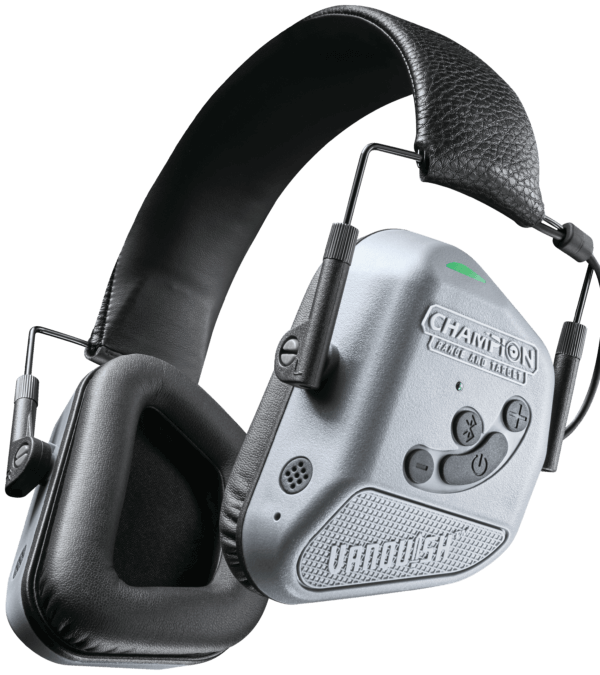 Champion Targets 40980 Vanquish Hearing Protection Electronic Hearing Muff Bluetooth Gray
