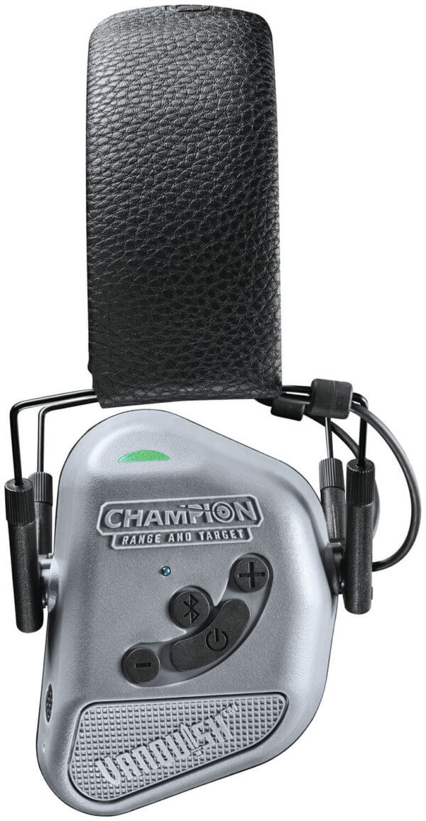 Champion Targets 40982 Vanquish Hearing Protection Electronic Hearing Muff Bluetooth Electronic Earmuff Gray