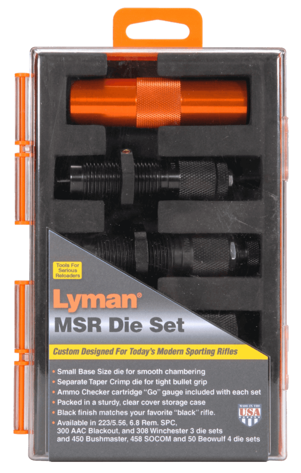 Lyman 7690102 MSR Precision Die System 3-Die Set 6.8 Remington
