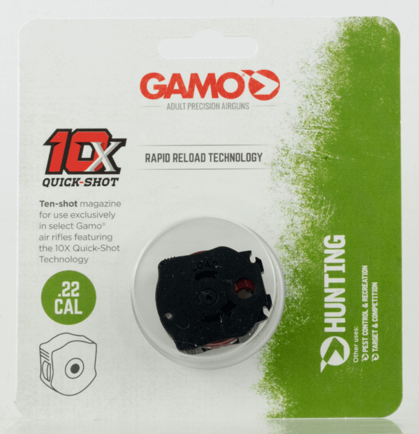 Gamo 10X Quick-Shot .22 Pellet Polymer