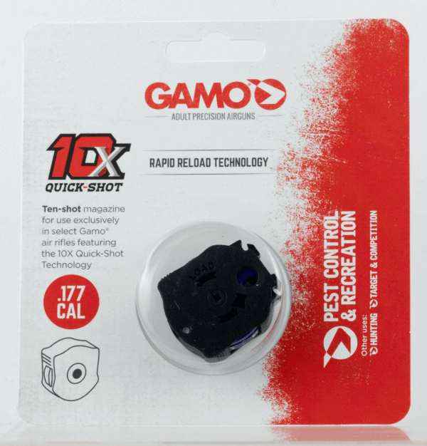 Gamo 10X Quick-Shot .177 Pellet Polymer