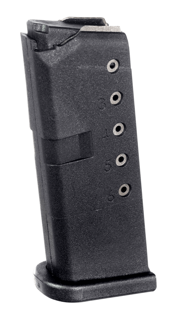 ProMag GLK12 Standard Black Detachable 6rd for 9mm Luger Glock 43