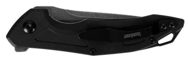 Kershaw 1170 Method 3″ Folding Drop Point Plain Black Oxide Blackwash 8Cr13MoV SS Blade Black G10 Handle Includes Pocket Clip