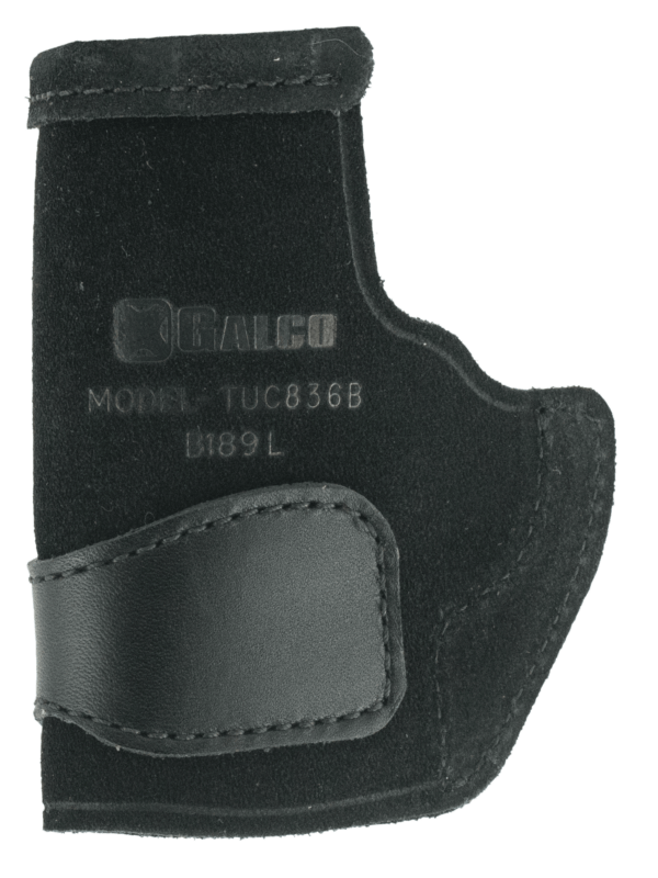 TX 1836 Kydex TXBH3300 Cannon OWB Black Leather Belt Slide Fits Glock Right Hand
