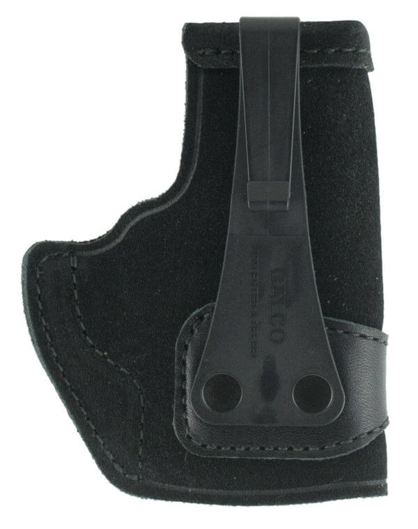 Galco TUC836B Tuck-N-Go 2.0 IWB Black Leather UniClip/Stealth Clip Fits Ruger LCP II/Ruger LCP Max Ambidextrous