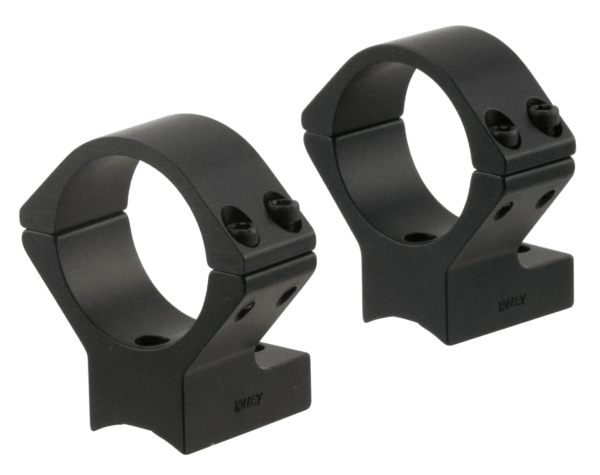 Talley 750735 Ring/Base Combo High 2-Piece Base/Rings For Browning X-Bolt Black Matte Anodized Finish 30mm Diameter