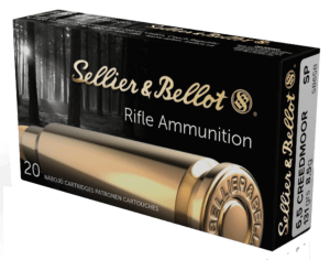 Sellier & Bellot SB65B Rifle 6.5 Creedmoor 131 gr Soft Point (SP) 20rd Box