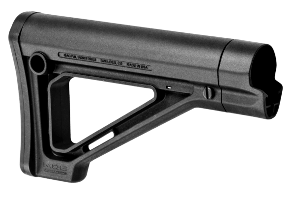 Magpul MAG480-BLK MOE Carbine Stock Fixed Black Synthetic for AR-15 M16 M4 with Mil-Spec Tube (Tube Not Included)