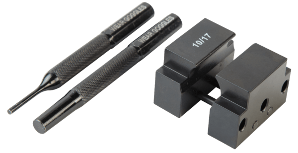 Wheeler 1079898 Gas Block Taper Pin Removal Tool Black Steel Universal