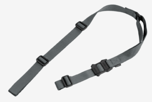Magpul MAG513-GRY MS1 Sling 1.25″ W x 48″- 60″ L Adjustable Two-Point Gray Nylon Webbing for Rifle