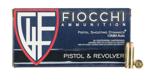 Fiocchi 10APHP Defense Dynamics 10mm Auto 180 gr Jacketed Hollow Point (JHP) 50rd Box