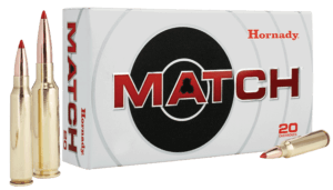 Hornady 82300 Match 338 Lapua Mag 285 gr Extremely Low Drag-Match 20 Rd Box / 6 Cs