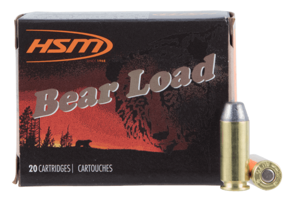HSM 10MM9N20 Bear Load 10mm Auto 200 gr Round Nose Flat Point (RNFP) 20rd Box