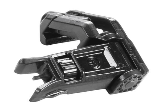 Magpul MAG525-BLK MBUS Pro Offset Sight Front Black Folding for AR-15