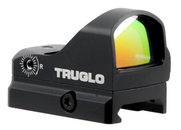 TruGlo TG-8100B Tru-Tec Micro Sub-Compact Matte Black 1x 23x17mm 3 MOA Illuminated Red Dot Reticle