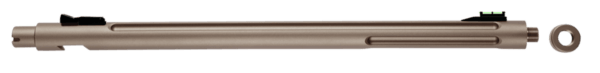 Tactical Solutions 1022OSQS X-Ring Barrel 22 LR 16.50″ Quicksand Finish Aluminum Material Bull with Fluting Threading & Sights for Ruger 10/22