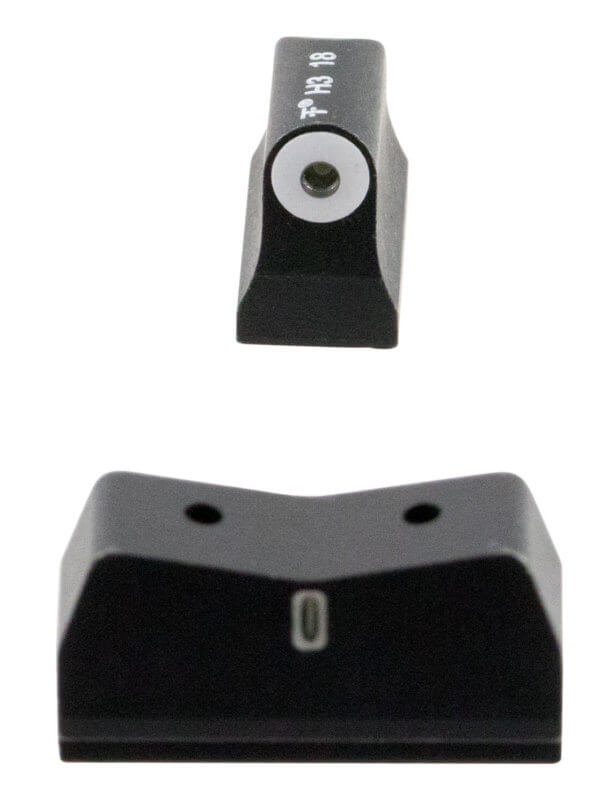 XS Sights GL0004S5 DXT Big Dot Compatible w/Glock 17,19,22-24,26-27,31-36,38 Suppressor Height Green w/White, Black