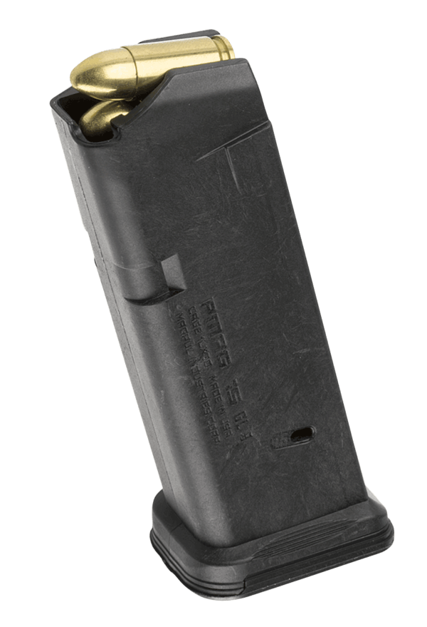 Magpul MAG550-BLK PMAG GL9 Black Detachable 15rd 9mm Luger for Glock 19