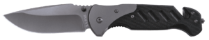 Ka-Bar 3076 Agama 3.75″ Folding Clip Point Plain 420 Stainless Steel Blade G10 Black Handle