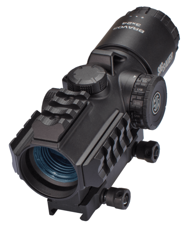 Sig Sauer Electro-Optics SOB33101 Bravo3 Battle Sight Black Red Horseshoe Dot 5.56/7.62 Illuminated Reticle