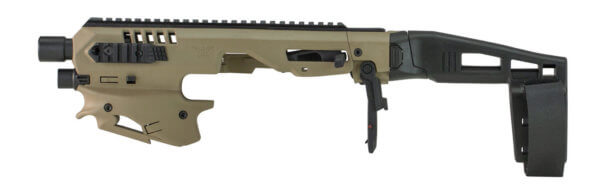Command Arms MCKT MCK Standard Conversion Kit Fits Glock 17/19/19X/22/23/31/32/45 Gen3-5 Flat Dark Earth Synthetic Stock