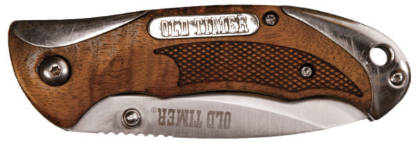 Schrade 1084274 9000T Old Timer 3″ 7Cr17MoV High Carbon Stainless Steel Ironwood