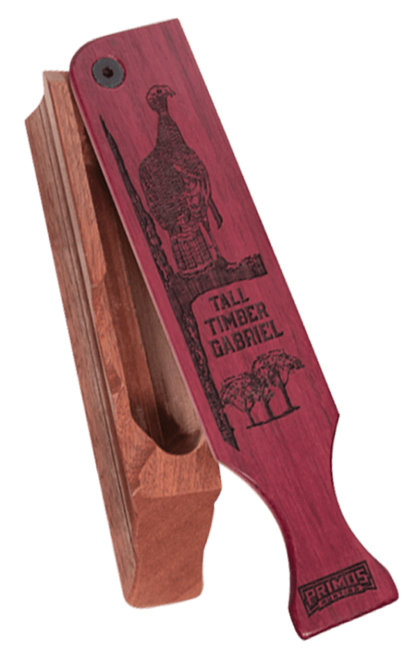 Primos 2915 Tall Timber Gabriel Box Call Attracts Turkeys Natural Wood