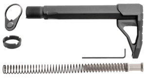 Phase 5 Weapon Systems RMSA Rifle Mini Stock Assembly Black Aluminum for AR15/AR10
