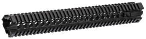 MIDWEST INDUSTRIES INC MICRT15 T-Series AR-15 6061 Aluminum Black Hard Coat Anodized 15″