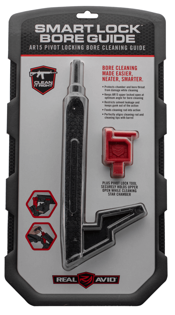Real Avid AVSLBG Smart Lock Bore Guide AR-15 Firearm Polymer Resin Includes Pivot Lock