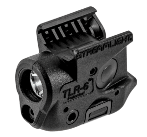 Streamlight 69284 TLR-6 Weapon Light w/Laser Sig P365 100 Lumens Output White LED Light Red Laser 89 Meters Beam Rail Grip Clamp Mount Black Anodized Polymer