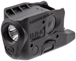 Streamlight 69282 TLR-6 Weapon Light fits Glock 26/27/33 White LED 100 Lumens 1/3N Lithium Battery Black Polymer No Laser
