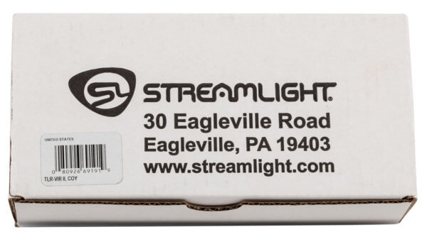 Streamlight 69191 TLR-VIR II Weapon Light w/Laser Sig M17/M18 300 Lumens Output White LED Light Red Laser Picatinny Rail Mount Coyote Anodized Aluminum