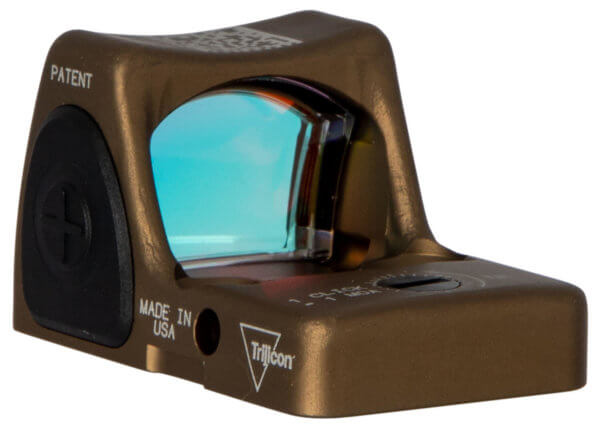 Trijicon 700780 RMR Type 2 Coyote Anodized Coyote Brown Anodized 22x16mm 3.25 MOA Red Dot LED Reticle