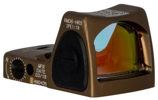 Trijicon 700780 RMR Type 2 Coyote Anodized Coyote Brown Anodized 22x16mm 3.25 MOA Red Dot LED Reticle