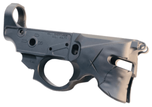 Sharps Bros SBLR07 Overthrow Stripped Lower Multi-Caliber Black Anodized Finish 7075-T6 Aluminum Compatible w/Mil-Spec Ar-15 Internal Parts