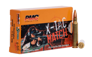 PMC 223XM X-Tac Match Competition 223 Rem 77 gr Open Tip Match (OTM) 20rd Box