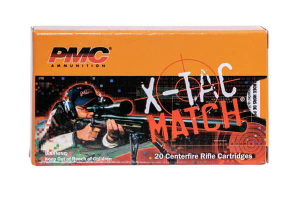 PMC 223XM X-Tac Match 223 Rem 77 gr Open Tip Match (OTM) 20 Rd Box / 40 Cs