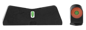 Trijicon 600752 HD Night Sights- Springfield XD-S XD-E Black | Green Tritium Orange Outline Front Sight Green Tritium Black Outline Rear Sight