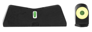 XS Sights GL0009S5N DXT2 Big Dot Night Sights fits Glock Black | Green Tritium Orange Outline Front Sight Green Tritium White Outline Bar Rear Sight