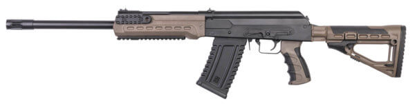 Kalashnikov USA KS12TFDE KS-12T 12 Gauge 3″ 18.25″ 10+1 Black Metal Finish Flat Dark Earth 6 Position Collapsible Stock