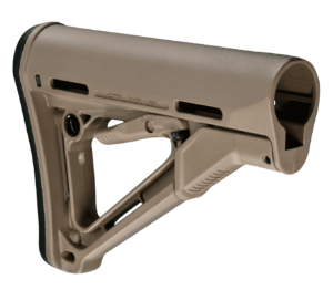 Magpul MAG310-FDE CTR Carbine Stock Flat Dark Earth Synthetic for AR-15 M16 M4 with Mil-Spec Tube (Tube Not Included)