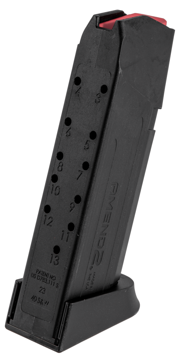 Amend2 A2GLOCK42BLK A2-42 6rd 380 ACP Compatible w/Glock 42 Black Polymer