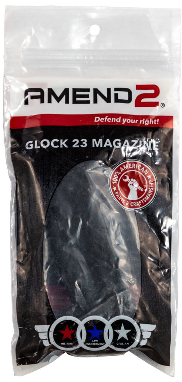 Amend2 A2GLOCK23BLK A2-23  13rd 40 S&W Compatible w/Glock 23 Black Polymer