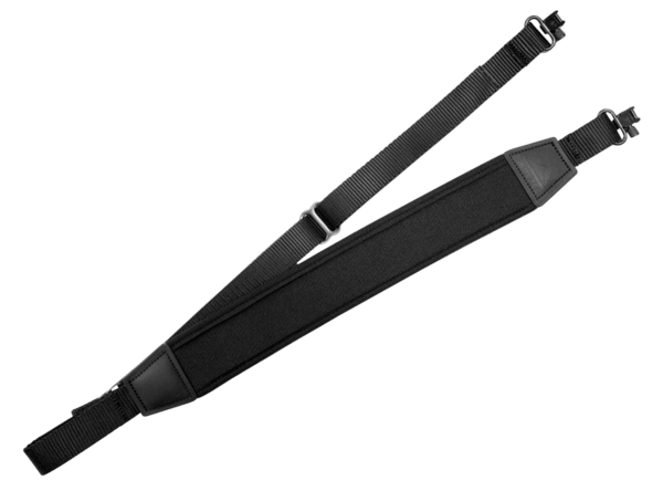 GrovTec US Inc GTSL121 FLEX made of Black Elastic with Neoprene Strap with 2″ W Adjustable Padded Design & Locking Swivels for Rifle/Shotgun