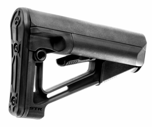 Magpul MAG470-BLK STR Carbine Stock Black Synthetic for AR-15 M16 M4 with Mil-Spec Tube (Tube Not Included)