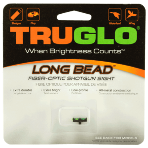 Truglo TG947CGM Long Bead Metal Beretta/Benelli/Stoeger 2000 P-350 Pump Fiber Optic Green 2.6mm