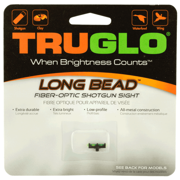 Truglo TG947CGM Long Bead Metal Beretta/Benelli/Stoeger 2000 P-350 Pump Fiber Optic Green 2.6mm